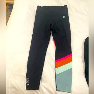 PE Nation Striped Leggings